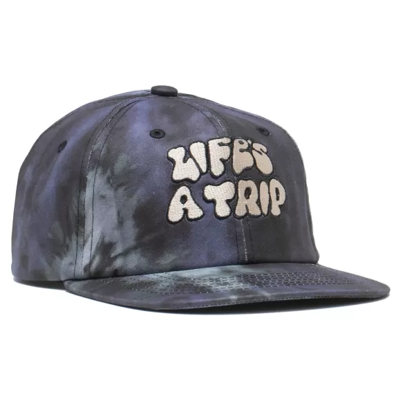 Ripndip 6 Panels | Lifes A Trip 6 Panel Hat Black/Sage/ Dark Slate Tie Dye