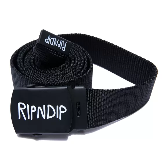 Ripndip Miscellaneous | Logo Web Belt Black