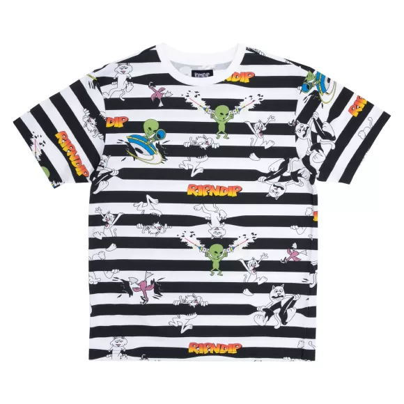 Ripndip Shorts Sleeve Tees | Looney Nerm Tee White