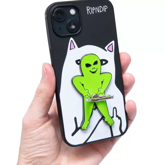 Ripndip Miscellaneous | Lord Alien Ring Phone Holder Green