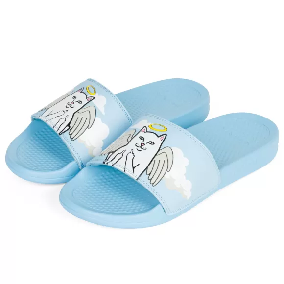 Ripndip Shoes | Lord Angel Slides Baby Blue