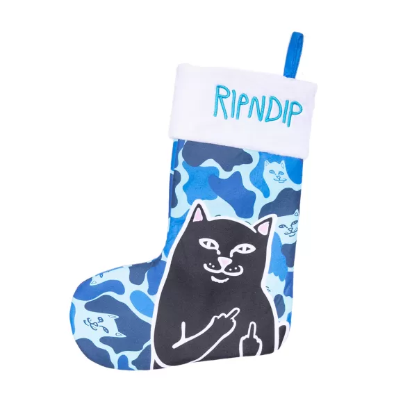 Ripndip Home Goods | Lord Jermal Christmas Stocking Blue