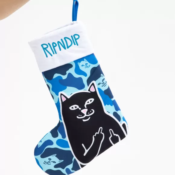 Ripndip Home Goods | Lord Jermal Christmas Stocking Blue