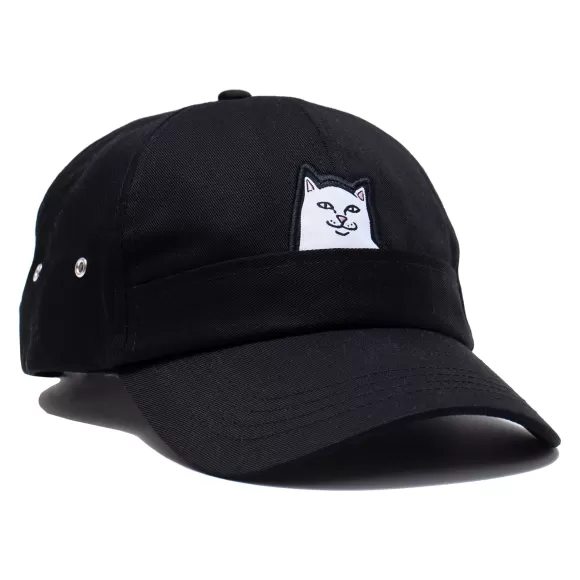 Ripndip 6 Panels | Lord Nermal 6 Panel Pocket Hat Black