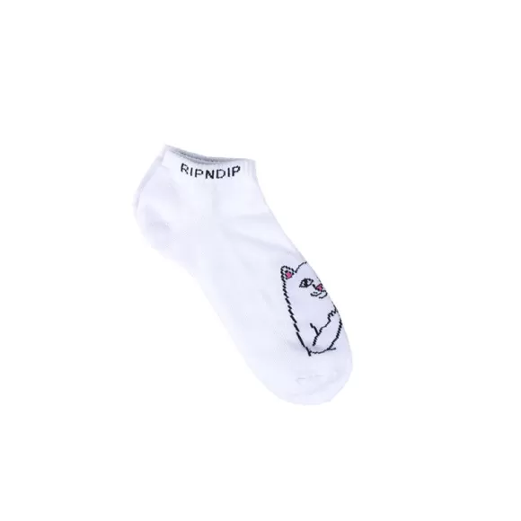 Ripndip Shop All Socks | Lord Nermal Ankle Socks White