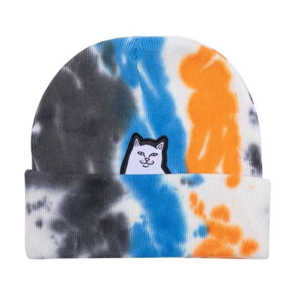 Ripndip Beanies | Lord Nermal Beanie Blue / Orange Tie Dye