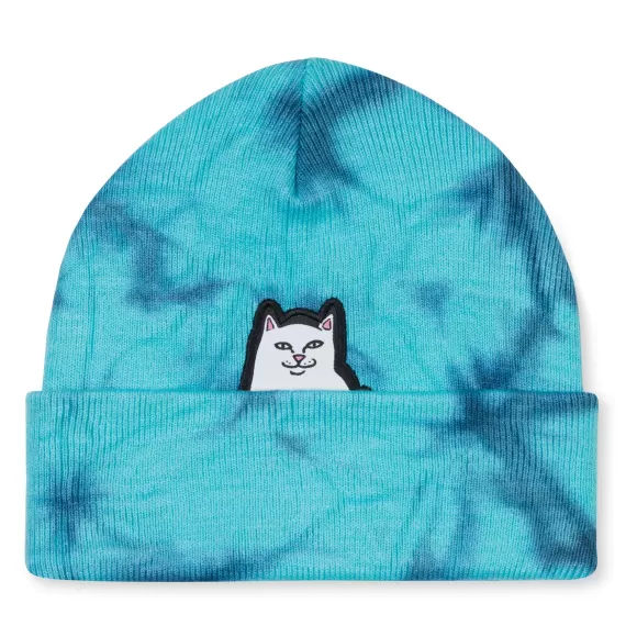 Ripndip Beanies | Lord Nermal Beanie Navy / Aqua Lightning Wash