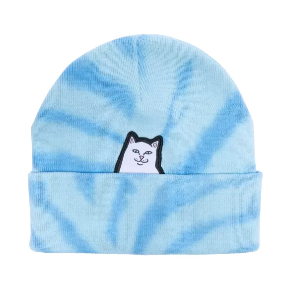 Ripndip Beanies | Lord Nermal Beanie Light Blue Tie Dye