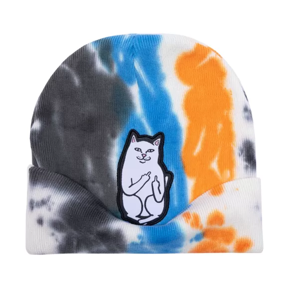 Ripndip Beanies | Lord Nermal Beanie Blue / Orange Tie Dye