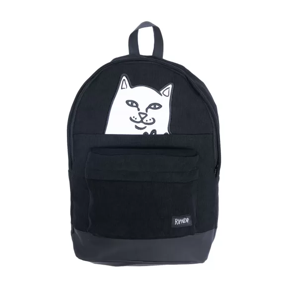 Ripndip Backpacks | Lord Nermal Corduroy Backpack Black