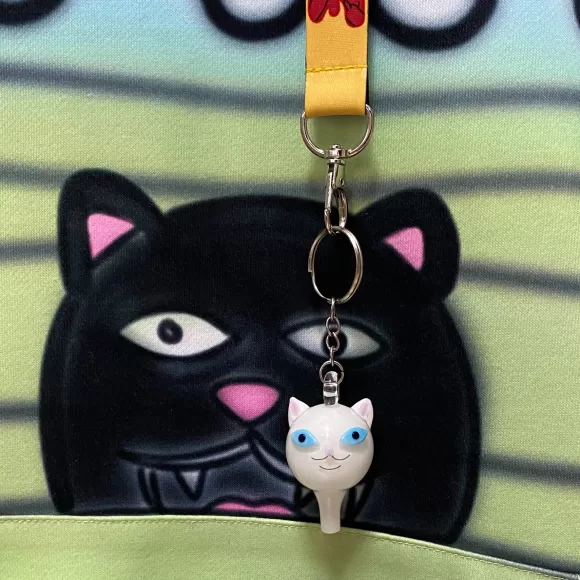 Ripndip Lanyards / Keychains | Lord Nermal Glass Carb Cap Keychain White