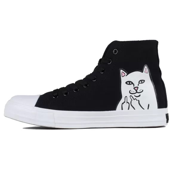 Ripndip Shoes | Lord Nermal High-Top Shoes Black