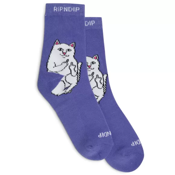 Ripndip Shop All Socks | Lord Nermal Mid Socks Violet