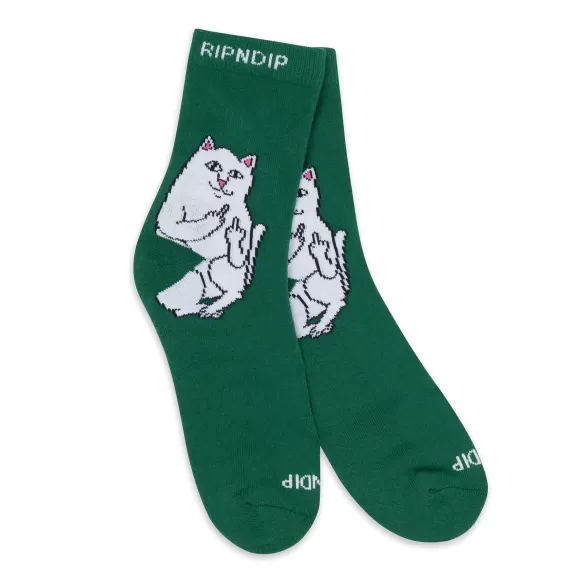 Ripndip Shop All Socks | Lord Nermal Mid Socks Olive