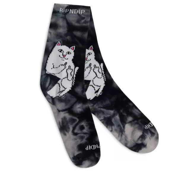 Ripndip Shop All Socks | Lord Nermal Mid Socks Charoal Wash