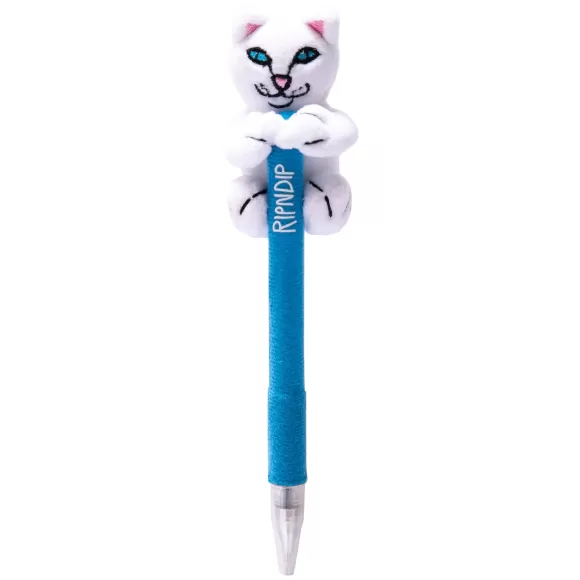 Ripndip Back 2 Skewl | Lord Nermal Plush Pen White