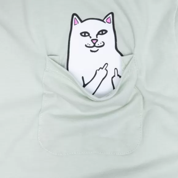 Ripndip Lord Nermal Tees | Lord Nermal Pocket Long Sleeve Sage