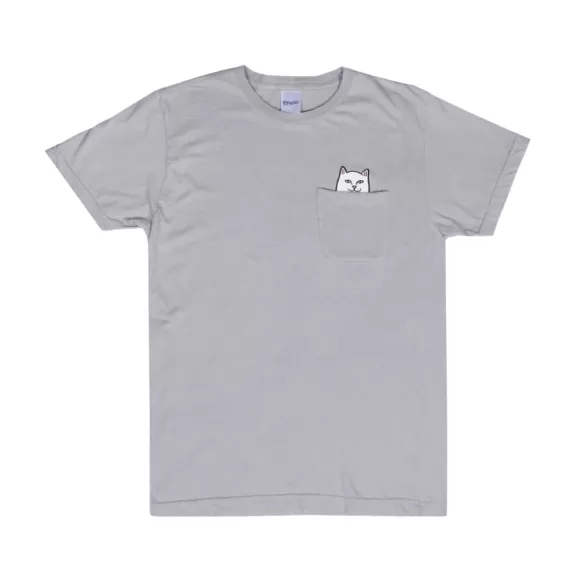 Ripndip Shorts Sleeve Tees | Lord Nermal Pocket Tee Cool Gray