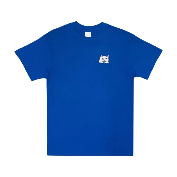 Ripndip Shorts Sleeve Tees | Lord Nermal Pocket Tee Royal