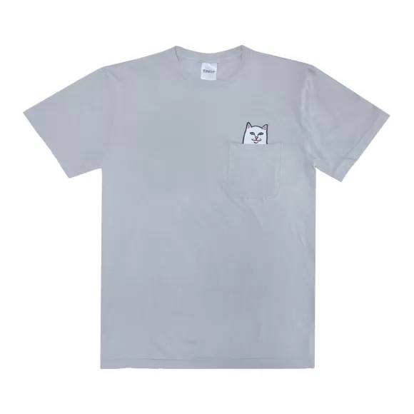 Ripndip Shorts Sleeve Tees | Lord Nermal Pocket Tee Grey