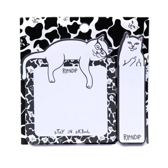 Ripndip Miscellaneous | Lord Nermal Post It Note Pack White