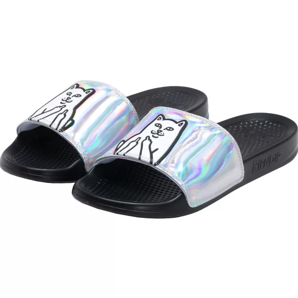 Ripndip Shoes | Lord Nermal Slides Iridescent