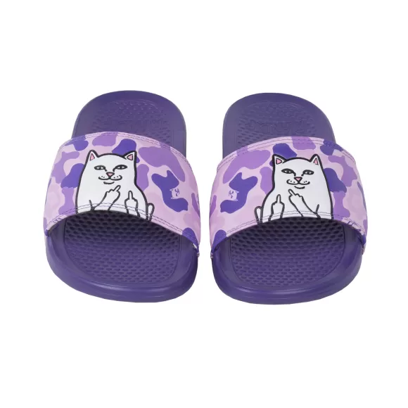 Ripndip Shoes | Lord Nermal Slides Purple Camo