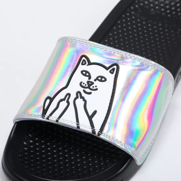 Ripndip Shoes | Lord Nermal Slides Iridescent