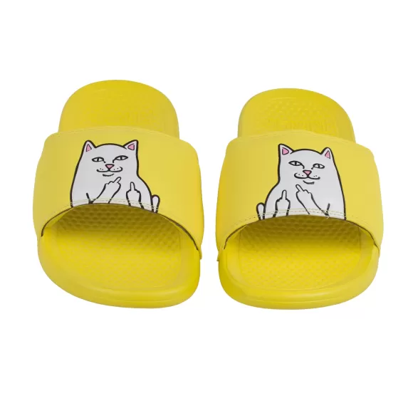 Ripndip Shoes | Lord Nermal Slides Yellow