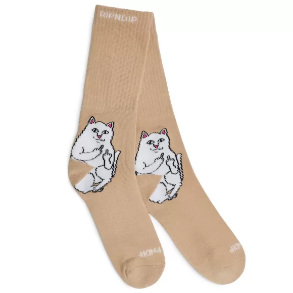 Ripndip Shop All Socks | Lord Nermal Socks Almond