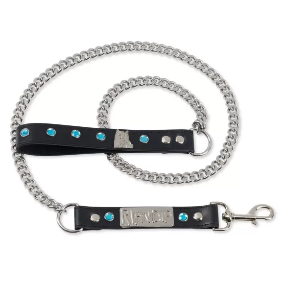 Ripndip Pet Supplies | Lord Nermal Studded Pet Leash Black