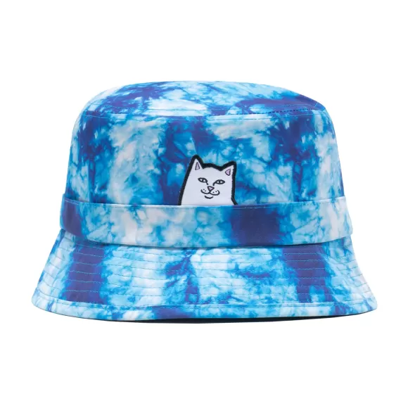 Ripndip Buckets | Lord Nermal Tie Dye Bucket Hat Blue Acid Wash