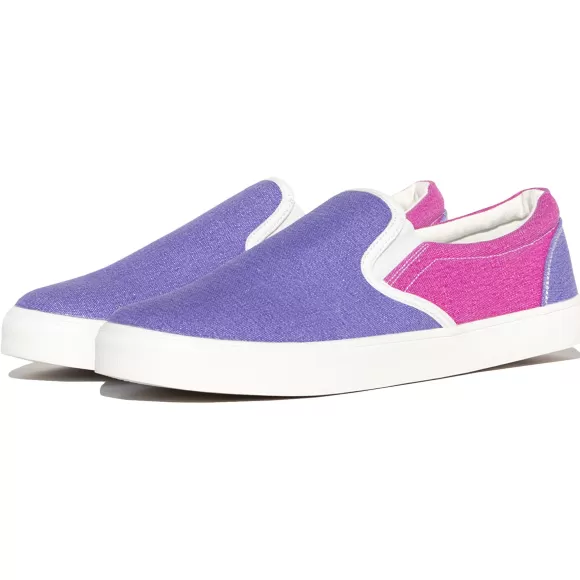 Ripndip Shoes | Lord Nermal Uv Activated Slip Ons Blue/Fuschia