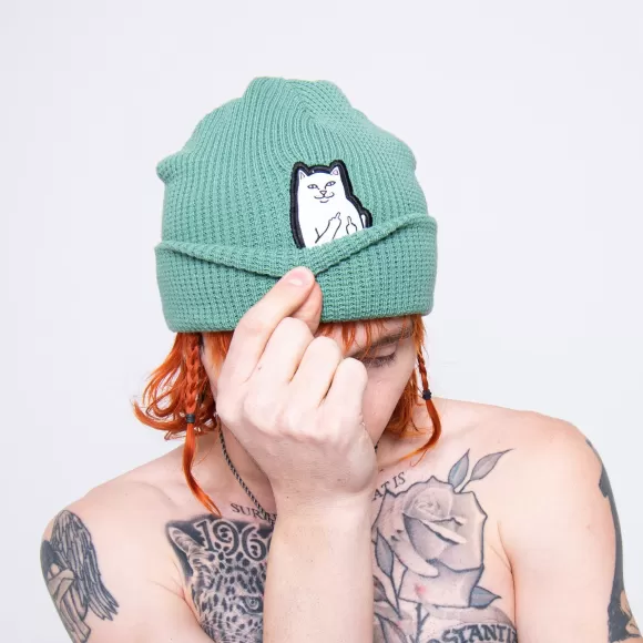 Ripndip Beanies | Lord Nermal Waffle Beanie Light Pine