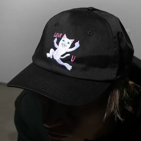 Ripndip Dad Hats | Love U Dad Hat Black