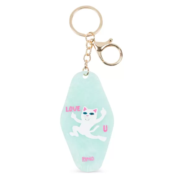 Ripndip Miscellaneous | Love U Keychain Light Blue