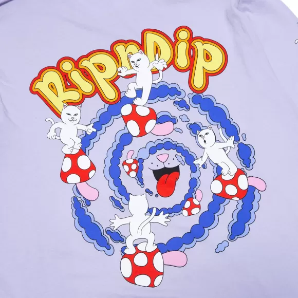 Ripndip Long Sleeve Tees | Lucid Vacation Long Sleeve Lavender