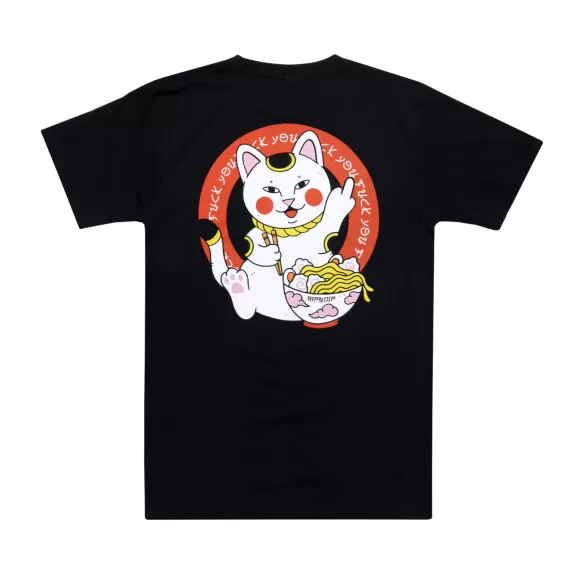 Ripndip Shorts Sleeve Tees | Lucky Nerm Tee Black