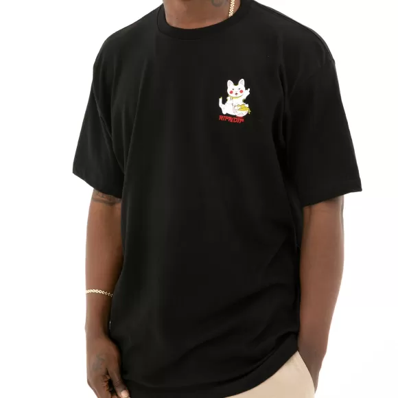 Ripndip Shorts Sleeve Tees | Lucky Nerm Tee Black