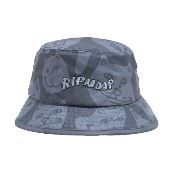 Ripndip Buckets | Many Faces Bucket Hat Charcoal