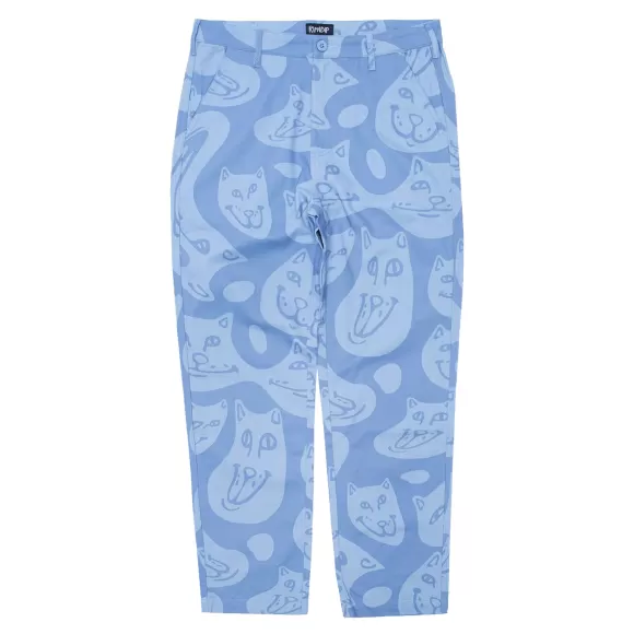 Ripndip Pants | Many Faces Cotton Twill Pants Slate