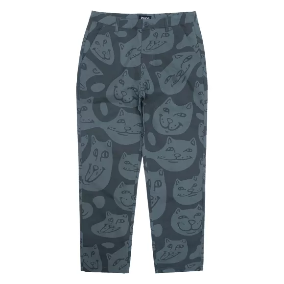 Ripndip Pants | Many Faces Twill Pants Charcoal