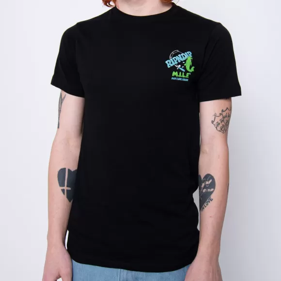 Ripndip Shorts Sleeve Tees | Milf Tee Black