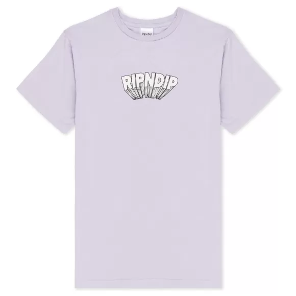 Ripndip Shorts Sleeve Tees | Mind Blown Tee Lavender