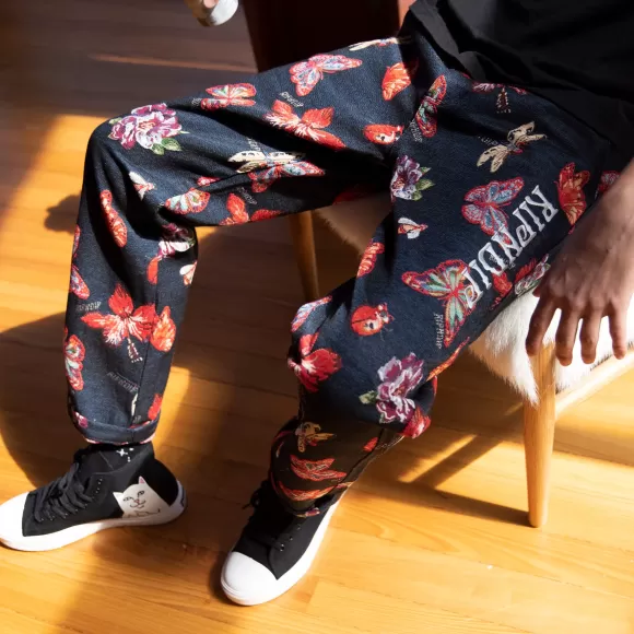 Ripndip Pants | Monarch Butterfly Pants Black