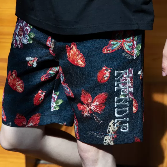 Ripndip Shorts | Monarch Butterfly Shorts Black