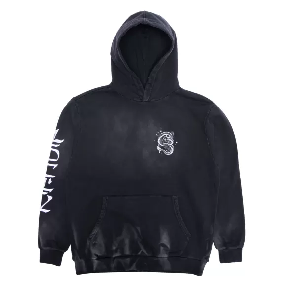 Ripndip Hoodies / Crewnecks | Mystic Jerm Hoodie Black Faded Wash