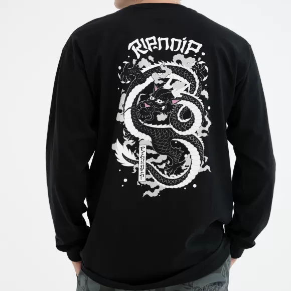 Ripndip Long Sleeve Tees | Mystic Jerm Long Sleeve Black