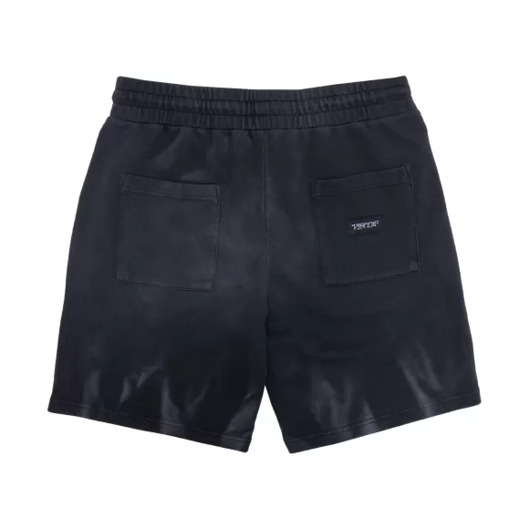 Ripndip Shorts | Mystic Jerm Sweatshorts Black Faded Wash