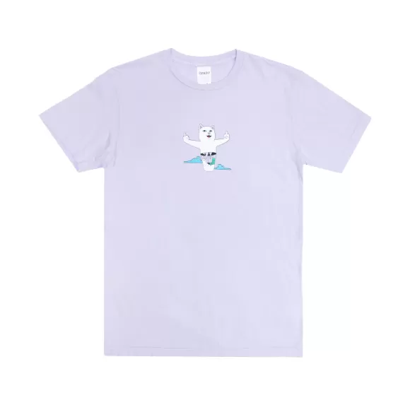 Ripndip Shorts Sleeve Tees | Nerm Air Balloon Tee Lavender